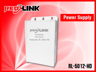 RED LINK 12V 2A Outdoor CCTV Power Supply Adapter