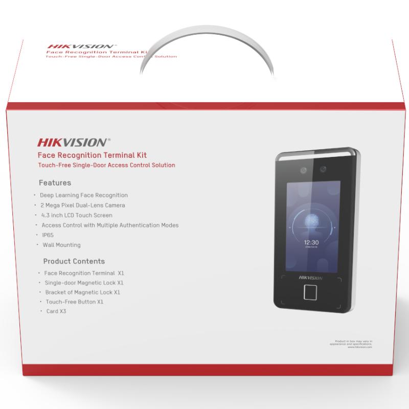 Get the best price in Sri Lanka on the Hikvision DS-KAS541 Kit. Buy now for the lowest price in Sri Lanka on a complete touchless facial recognition door lock package.