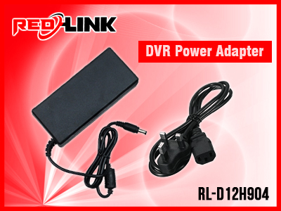 RED LINK 12V 5A DVR Power Supply Adapter
