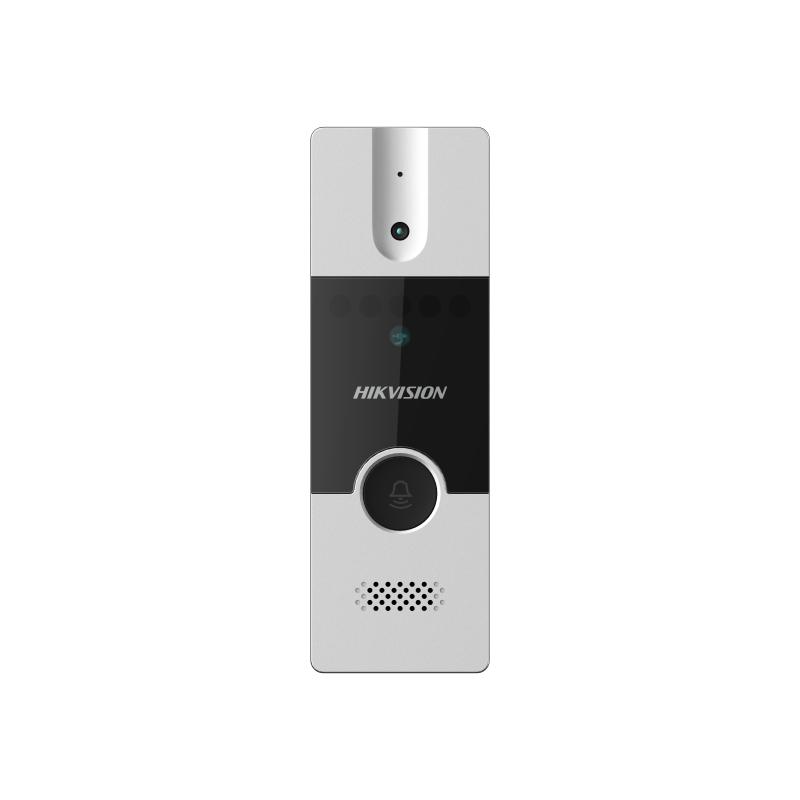 Hikvision DS-KB2411T-IM 4-Wire Analog Video Intercom Door Station (2MP 1080P Full HD Pinhole Camera + Self-Adaptive IR Night Vision + One-Touch Call Button + Aluminum Alloy Casing + Door Lock Relay Output)