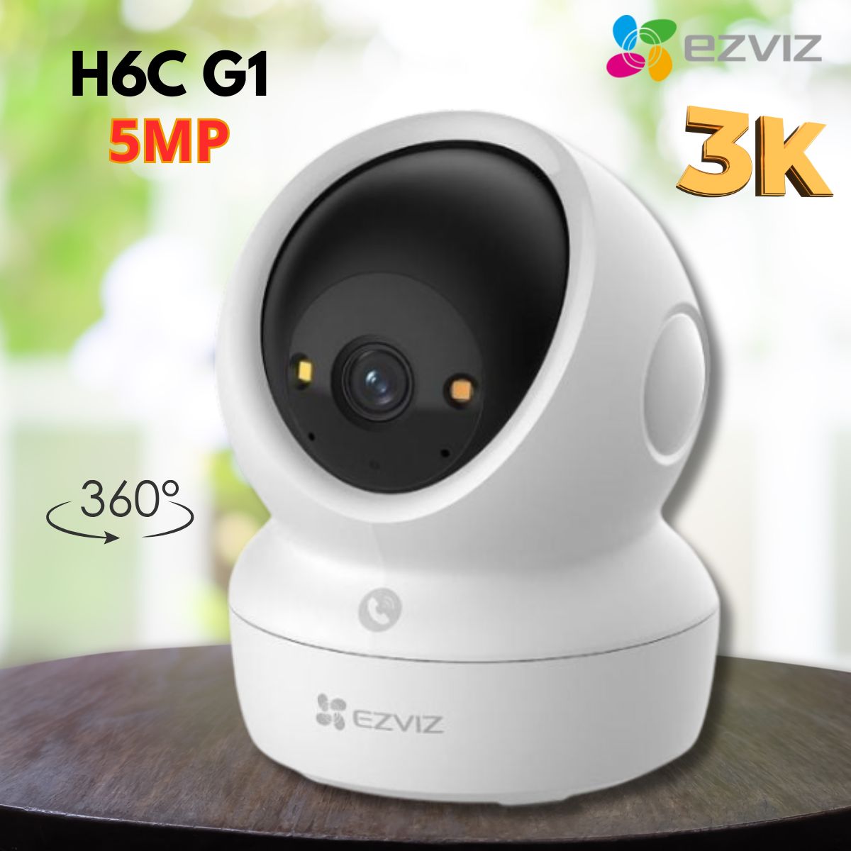 Buy EZVIZ Smart Camera in Sri Lanka at the best price on elecshop.lk. Features CS-H6c-R200-1Q5WFL 5MP, 4K video, True WDR, AI pet detection, & islandwide delivery!