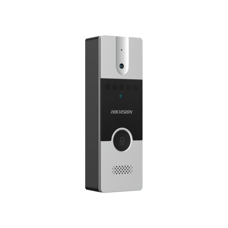 Hikvision DS-KB2411T-IM 4-Wire Analog Video Intercom Door Station (2MP 1080P Full HD Pinhole Camera + Self-Adaptive IR Night Vision + One-Touch Call Button + Aluminum Alloy Casing + Door Lock Relay Output)
