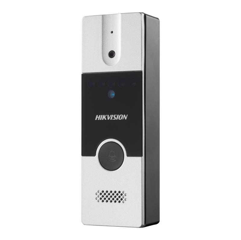 Hikvision DS-KB2411T-IM 4-Wire Analog Video Intercom Door Station (2MP 1080P Full HD Pinhole Camera + Self-Adaptive IR Night Vision + One-Touch Call Button + Aluminum Alloy Casing + Door Lock Relay Output)