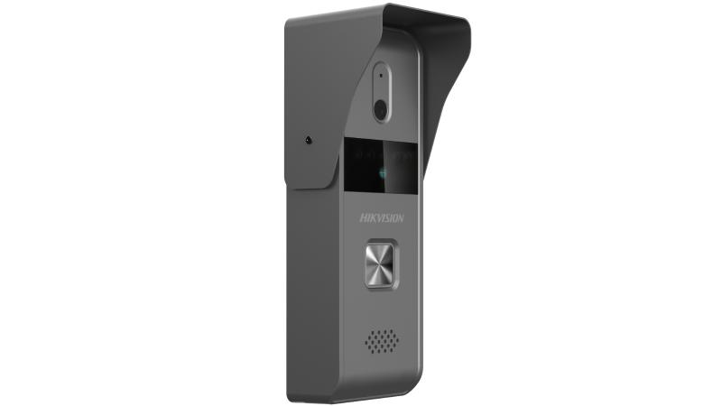 Hikvision DS-KB2421T-IM 4-Wire Analog Video Intercom Door Station (2MP 1080P Full HD Pinhole Camera + IP65 Weatherproof Zinc Alloy Casing + Self-Adaptive IR Night Vision + Noise-Suppressed Two-Way Audio)