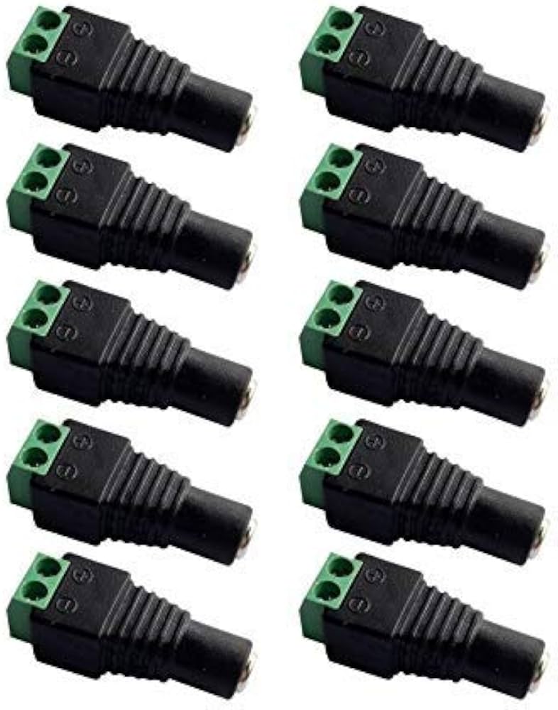 CCTV DC Power Female Connector Plug 10Pcs Price Sri Lanka